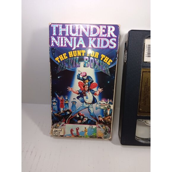 Rare 1992 Thunder Ninja Kids The Hunt For The Devil Boxer VHS Magnum - Picture 2 of 6